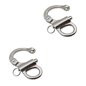 TOYANDONA 2 Stück Augenschnappschäkel Kettenschäkel