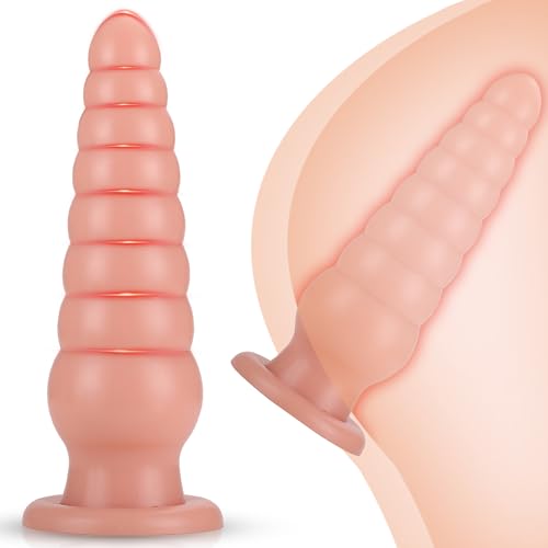 260mm Analkugeln Anal Dildo Riesen Dildo mit 8 Anal Beads & Dildo Saugnapf,Extra Großer Analplug für Frauen Männer XXL,Anal Plug Dildo Dick Analdilos,Sex Spielzeug für die Männer Frau (Realistisch)