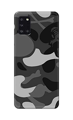 Image of Printed Hard Back Cover Case for Samsung Galaxy A31 Back Cover (Army Pattern) -702