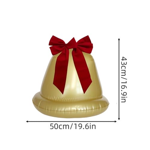 Boule de Noël gonflable géante en matériau durable pour décoration extérieure