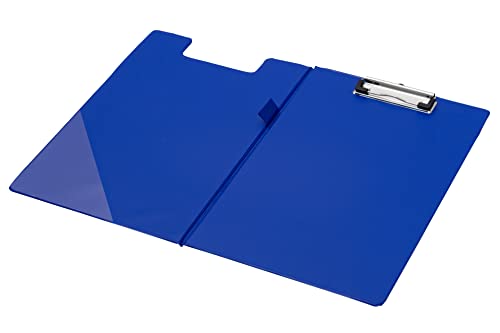 Q Connect Papier ministre/A4 PVC Foldover Ecritoire - Bleu