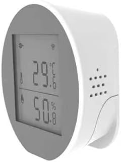 SAMOTECH Zigbee Temperature LCD Sensor with USB-C port. Compatible with Home Assistant, SM310ZHA, Tuya Zigbee hubs (1-pack LCD Zigbee Temp/Humid Sensor)