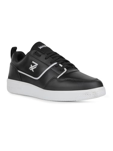 Liberty Leap7x SNOOKIS-2E Lacing Casual Sneakers for Men with EVA Sole|PVC Upper|Memory Foam Insole|Stylish & Comfortable|Breathable, Lightweight & Flexibility|Shock Absorption (Black - 40 EU) Liberty Leap7x SNOOKIS-2E Lacing Casual Sneakers for Men with EVA Sole|PVC Upper|Memory Foam Insole|Stylish & Comfortable|Breathable, Lightweight & Flexibility|Shock Absorption (Black - 40 EU)