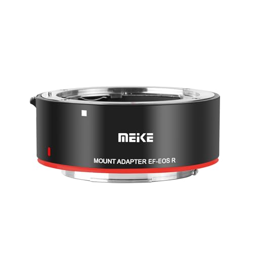 Meike Metall-Objektivadapter EF-EOSR Autofokus Mount Konverter für Canon EF/EF-S Objektiv auf EOS-R EOS-RP R5 R6 und Red Komodo Kameras