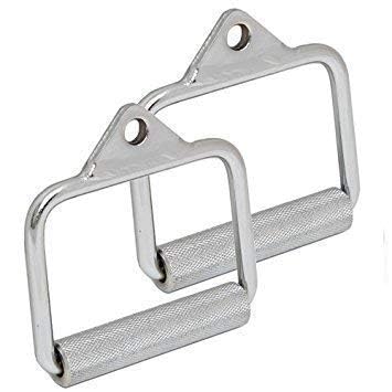 Metal House Heavy Duty Steel Cable Cross Machine Over Revolving Ground Pulley Handle (Gym Machine Accessories) 1 Pair-image-4