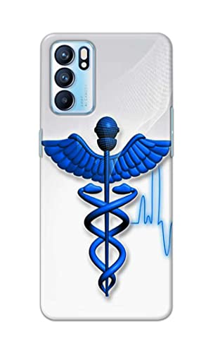 Image of Printed Hard Back Cover Case for Oppo Reno6 5G | Oppo Reno 6 5G Back Cover (Medical Doctor) -1803
