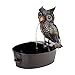 PHILSP Fontanna dziedziniec sztuka dekoracja kogut krowa sowa płynąca woda fontanna żywica rzemiosło obiadowe talerz sowa