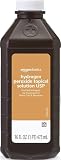 Amazon Basics Hydrogen Peroxide Topical Solution USP, First Aid Antiseptic for Cuts, Scrapes and Infection Protection, 16 fl oz, Pack of 1 (Previously Solimo)