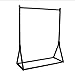 Produktbild MU Metall Kleidergestell Modern Boden Kleiderbügel Rack Einfache Hochleistungskleidung Haken Rack Easy Montage Eingangsbereich Schlafzimmer Schlafsaal Dekor/Schwarz