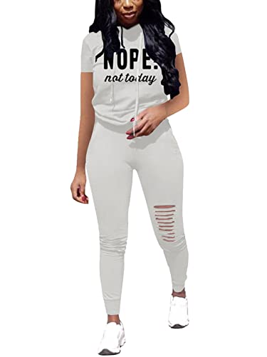 Image of Nimsruc Workout Sets For Women 2 Piece Outfits Sexy Summer Sweatsuits Jogging Suits Casual Bodycon Tracksuits