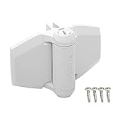 D&D Technologies TCA3L2S3WTS TruClose Regular Duty Gate Hinges, for Self Closing Wood and Vinyl...