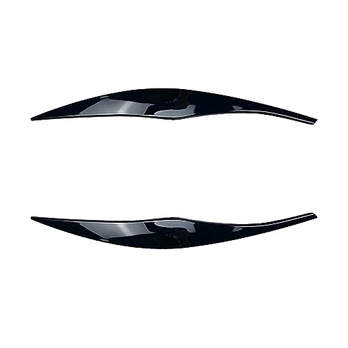 Paupière de phare pour BMW E90 E91 enjoliveur noir brillant contre le look vieilli