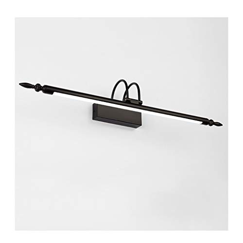 Lampe de miroir de bain LED orientable pour rasage précis