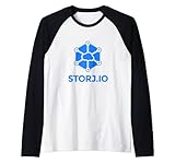 Storj Coin Cryptocurrency STORJ crypto Raglan Baseball Tee