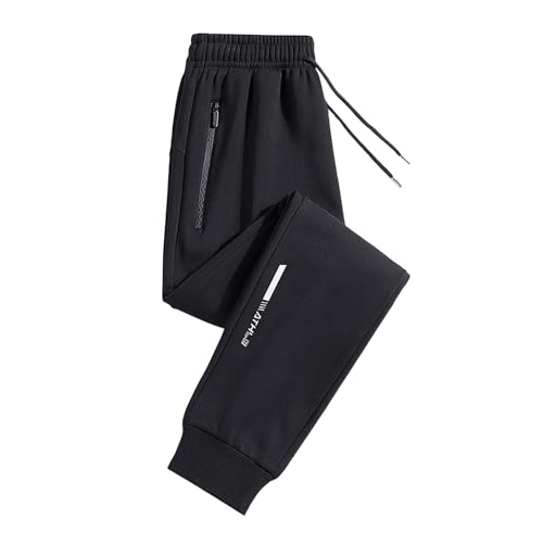 Generisch 2025 - Legging elástico largo casual para mujer, estampado floral, cintura de higiene, pantalones cortos de balonmano para mujer, Negro , XXL
