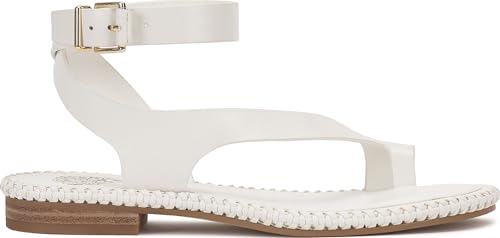 Image of Vince Camuto Libahs Ankle Strap Toe Loop Flat Sandals
