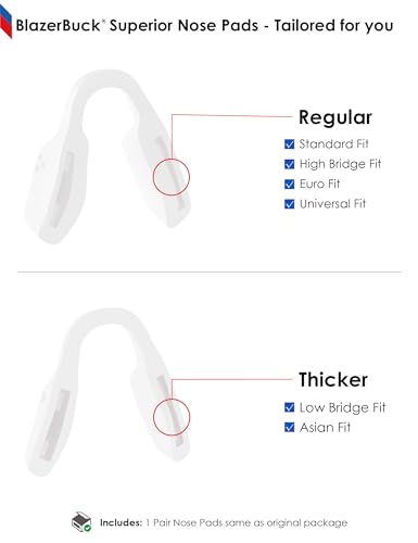 Image of BLAZERBUCK Replacement Nose Piece Nose Pads for Oakley Miter OX8154 Eyeglass