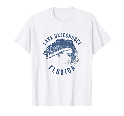 Lake Okeechobee Florida Bass Fishing T-Shirt