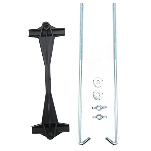 EBTOOLS Kit de braçadeira de retenção de bateria de 17,78 cm, braçadeira de bateria de 25,4 cm, kit