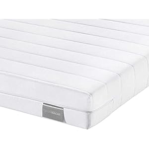 Traumnacht Easy Comfort Rollmatratze Öko-Tex zertifiziert, Härtegrad 3 (H3), Weiß, 90 x 200 cm, produziert nach…