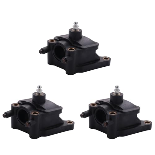 Termostato carcasa refrigerante 6048001 para motor de coche negro con salida de agua 3 piezas