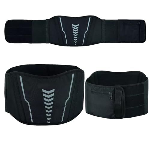 Nierengurt Motorrad Herren und Damen,Grundschwarz Effektive Stabilisierung nierenwärmer Lendenwirbelstütze Nierengurt,Nierengurt Motorrad, (S)