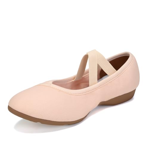 AOQUNFS Women’s Latin Dance Shoes Close Toe Ballroom Dance Practice Performance Shoes,Model XMY-JCD