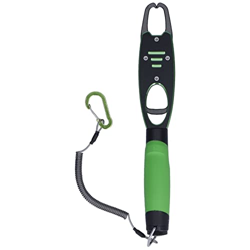 NDNCZDHC Fishing Pliers Aluminum Fish Gripper 11.8in Fish Lip Gripper with 360° Rotating Rubber Handle for Fishing