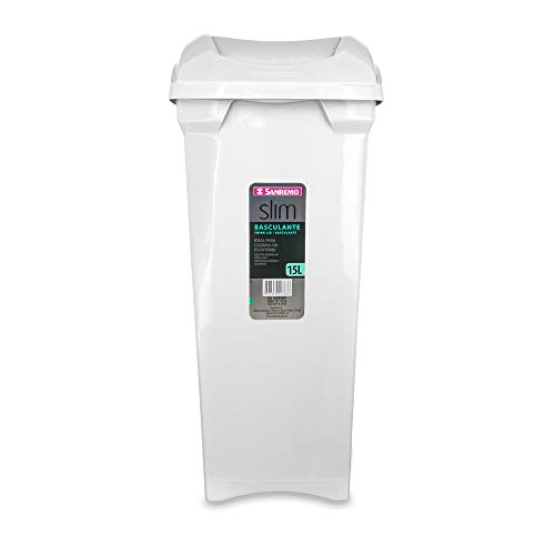 Lixeira Basculante Sanremo Branco