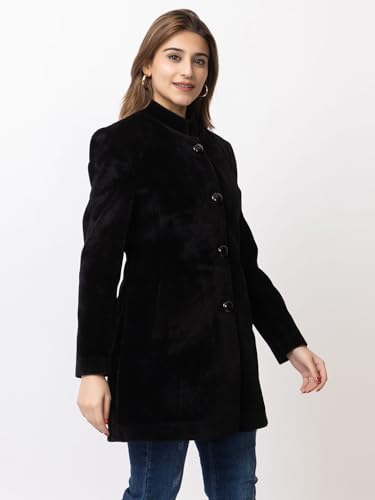 Image of TWENTY ME Winter Wear Casual Wear Soft & Warm Full Sleeve Wool Blend Coat for Women's (4126)