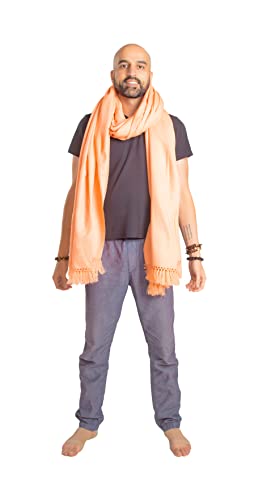 Om Shanti Crafts Meditation Shawl or Meditation Blanket, Shawl/Wrap, Oversize Scarf/Stole. Large. Unisex.