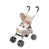 Celuna Premium Junior Stroller | Children's Pram in Grey & Black | Baby Doll Toy Umbrella Fold | Role Play Dolls Buggy Pushchair | 3+ - Image 2