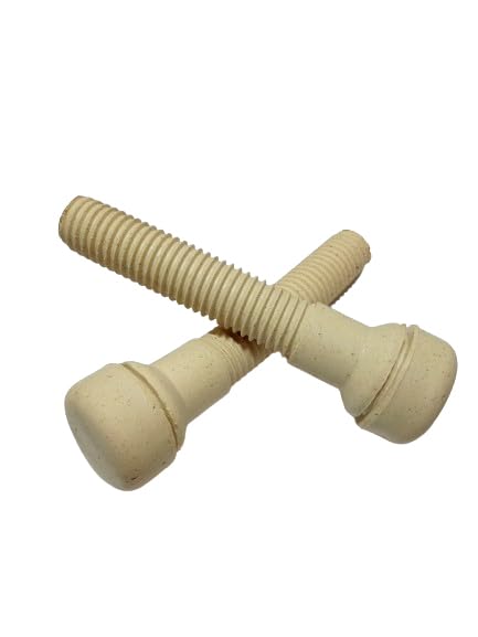 Image of VISHAL'S EXTRA SOFT RUBBER FINGERS For Broiler Chicken Cleaning Poultry Defeathering Machine HALF WHITE Pack Of 100