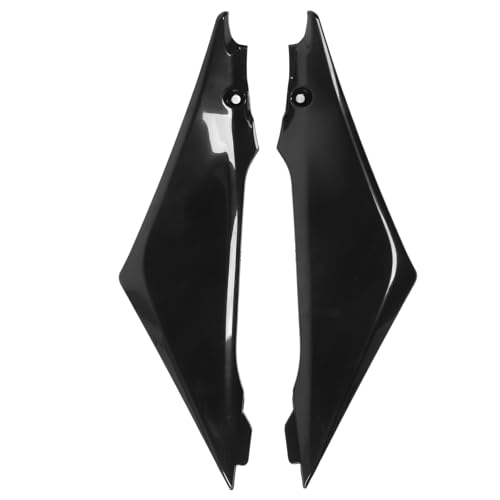 2 cubiertas laterales para depósito de gasolina de motocicleta, color negro brillante, revestimiento lateral de asiento de coche, repuesto para R1000 K5 2005 hasta