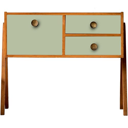 Bianco Forte - Salbeigrün - (250ml) - 2-in-1 Kreidefarbe & Versiegelung: Hochbeständige Farbe für Möbel, Schränke, Wände & Türen – Schnelltrocknend, Innen/Außen, Mattes Finish, Einfache Anwendung