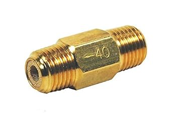 PneumaticPlus NIF Nipple in-Line Filter for Water Oil Air, Sintered Bronze 40 Micron 3/8"NPT, 1