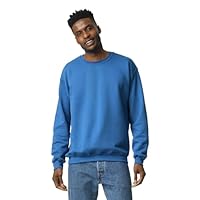 Gildan Men's Fleece Crewneck Sweatshirt, Royal, Large