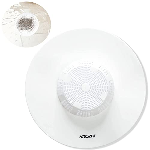 NTCZH Shower Drain Stopper, TPE TPR Drain Hair Catcher, Strainers Protectors Cover ​for Floor, Laundry, Kitchen, Bathroom Laundry, and Bathtub
