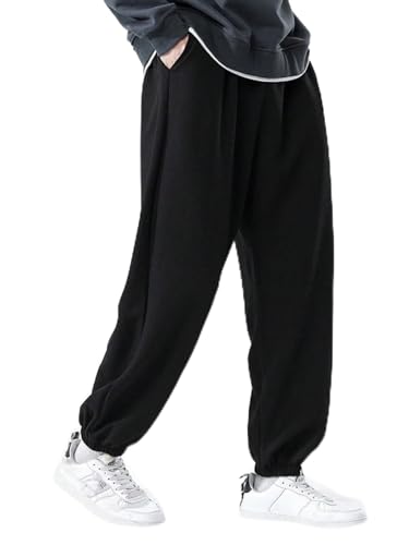 Image of dockstreet Mens Baggy fit Jogger /Sweatpants /Gym Gear, Trouser, Loose Home Relaxed Pants