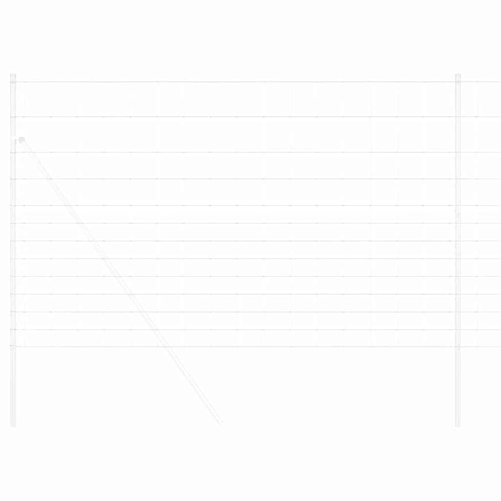 Ogrodzenie dzikiej zwierzyny leśnej, szare, 1,5 x 10 m, stal, wytrzymały płot ogrodowy, nowoczesny design, trwała kratka do ogrodu i na taras, ochrona roślin i drobiu
