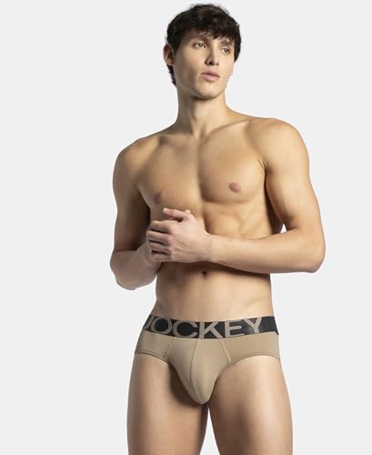 Image of Jockey IC27 Men's Tactel Microfiber Elastane Stretch Solid Brief with Moisture Move Treatment