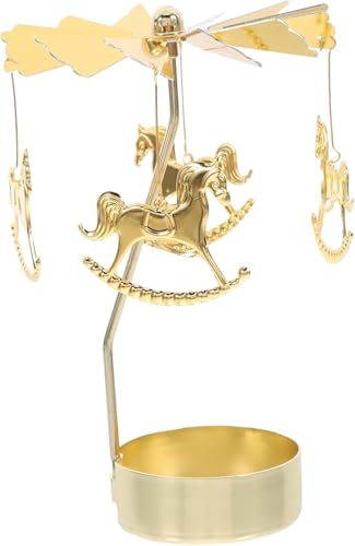 Rotierende Kerzenhalter 4.6 * 13cm Lustige Geschenke für Frauen Gold...