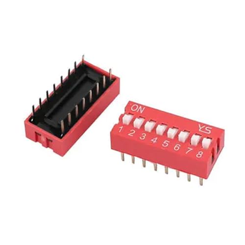 Interrupteur DIP 16 bornes : fini les faux contacts sur vos circuits à glissière 8 positions