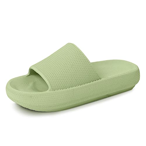 Image of Menore Slippers for Women and Men Quick Drying, Parent-Child EVA Open Toe Soft Slippers, Non-Slip Soft Shower Spa Bath Pool Gym Beach House Sandals for Indoor & Outdoor