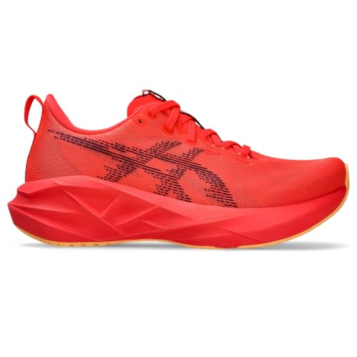 ASICS Women's NOVABLAST 5 Running Shoes, 7.5, Flash RED/EDO Purple