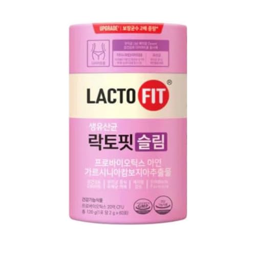 鍾根堂 チョングンダン Lacto-fit ラクトピッ 生乳酸菌スリム(2g x 60砲) 健康食品 ダイエット プロバイオティクス 亜鉛 ガルシニアカンボジアエキス 乳酸菌 [並行輸入品] (スリム)のサムネイル