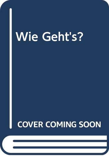 Wie Geht's? [German] 0030214440 Book Cover