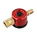 1PCS Nitrogen Purge Tool Connector Regulator 1/4 Inch for HVAC Equipment with 3 Position for Quick Switching Between Brazing Purging and Shut Off