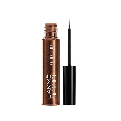 Image of LAKME Insta Shimmery Eye Liner, Blue, 9 Ml And Lakme Absolute Shine Line Eye Liner, Shimmer Bronze Gel, 4.5Ml