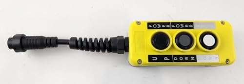 KTI BRAND THREE Button Pendant Hydraulic Dump Trailer Controller - Power Up/Power Down/Gravity Down